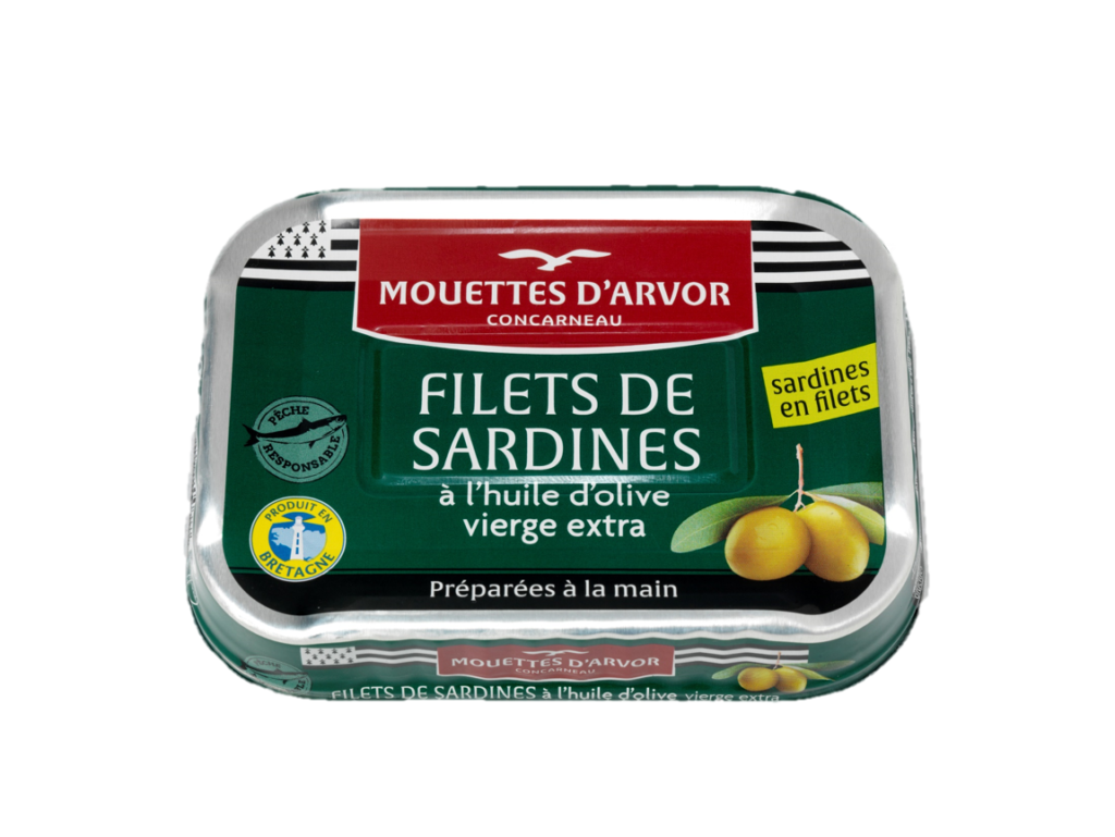 Sardine Fillets In Extra Virgin Olive Oil in can