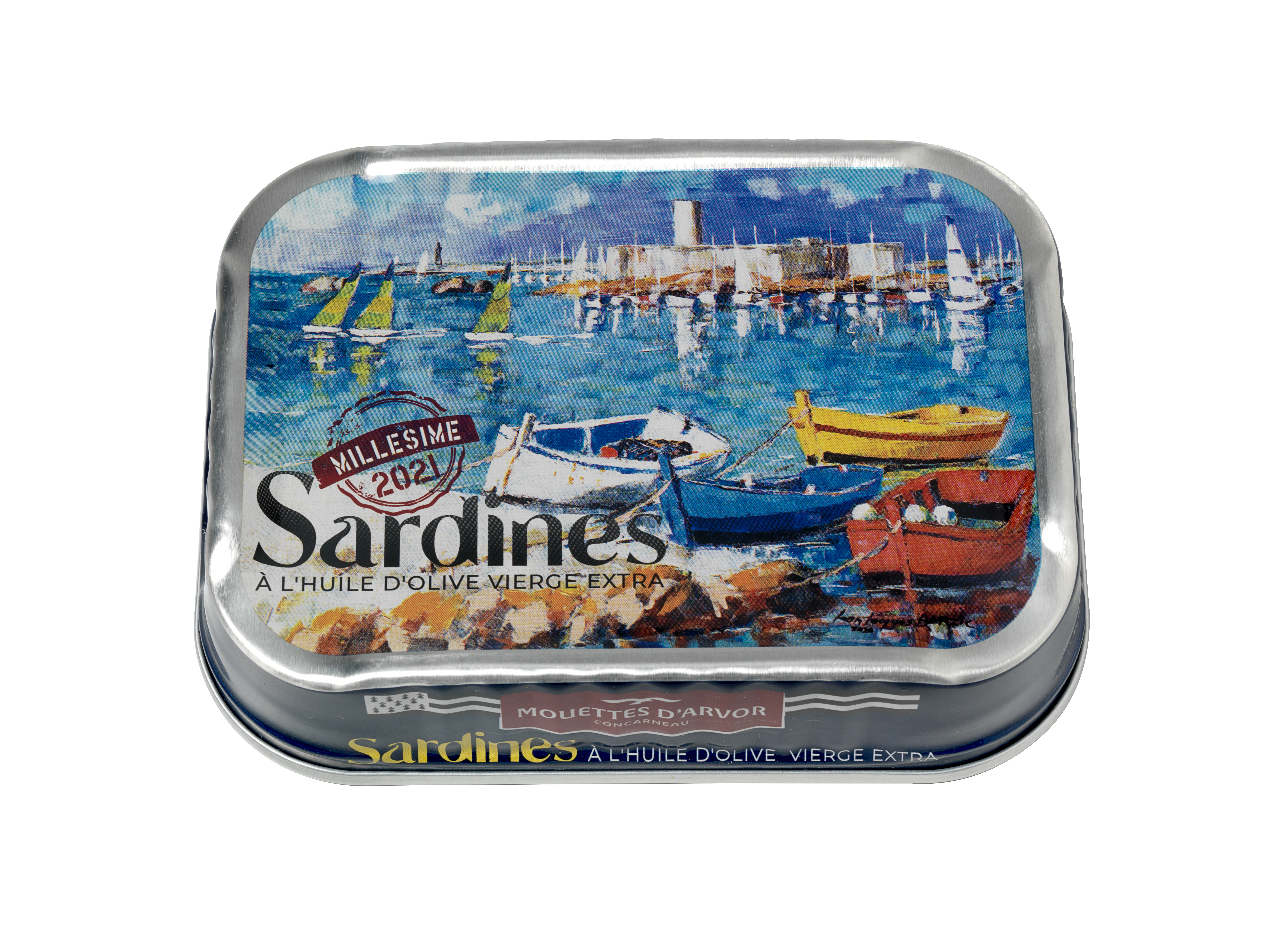 Limited vintage can of sardines Ville Bleue 2021